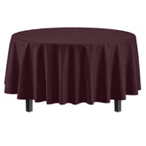 Round Brown Table Cover