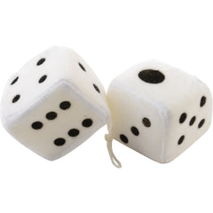 Large Plush Dice 3In - 12 Count