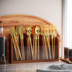 Trendables Gloss Gold Plastic Forks | 480 Count
