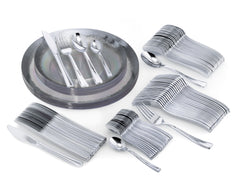 140 Pieces | Setting for 20 | Silver Scratch Combo Pack