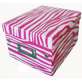 Zebra Print Decorative Gift Box-Magenta