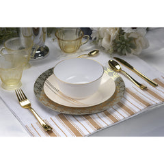 10 In. Motif Design Plastic Plates | 10 Count