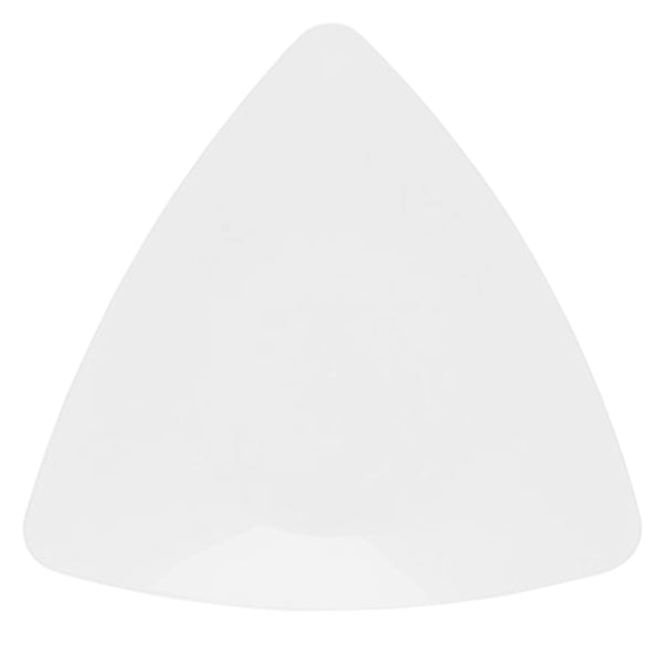 10 In. White Triangle Plates | 10 Count