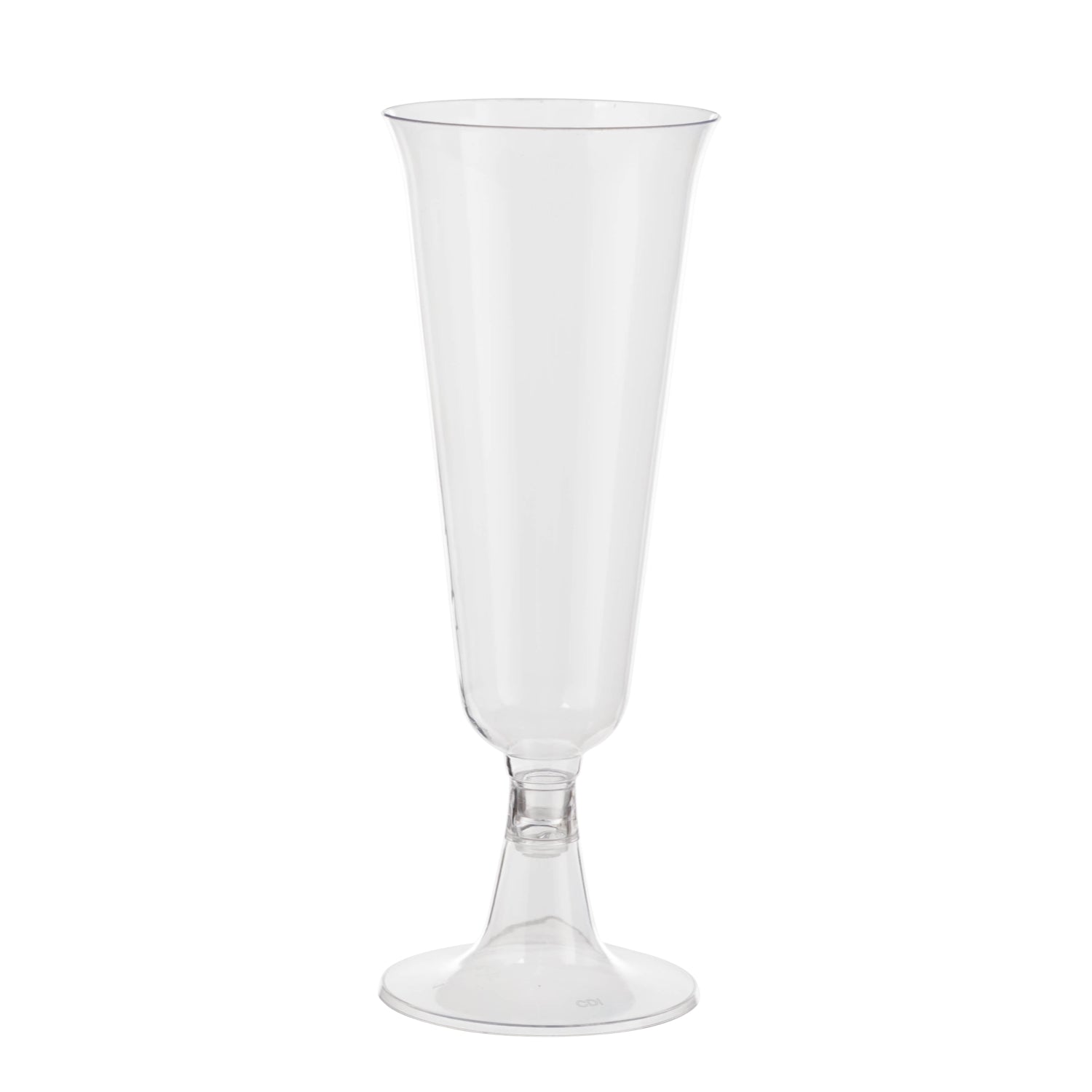 5 Oz. Clear Plastic Flute Glasses | 4 Count