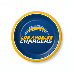 Los Angeles Chargers 9" Round Paper Plates