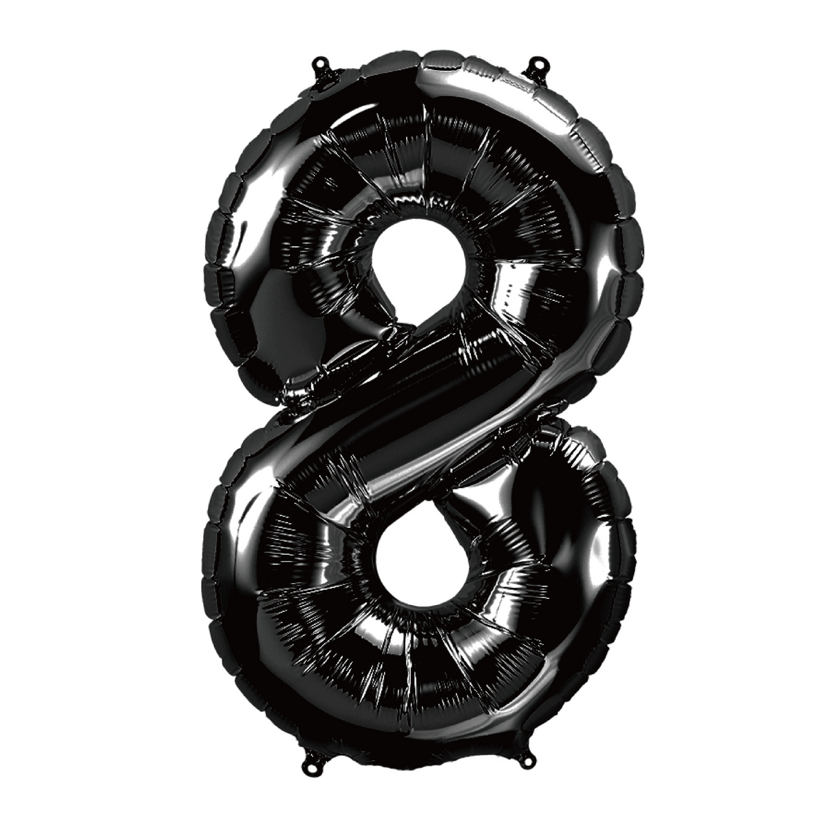 34 In. Black Number 8 Balloon