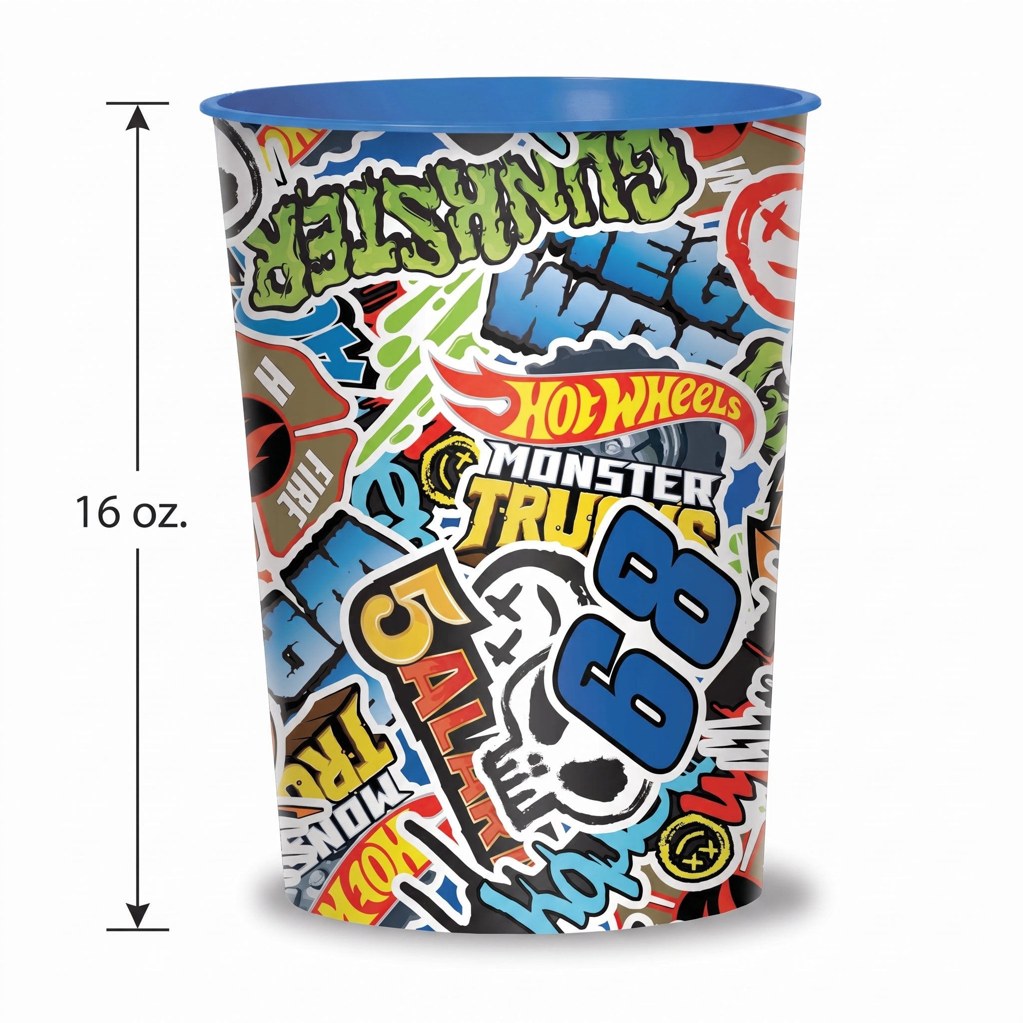 Hot Wheels Monster Trucks Favor Cup