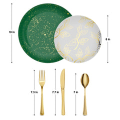 10 In. Matiz Design Plastic Plates | 10 Count
