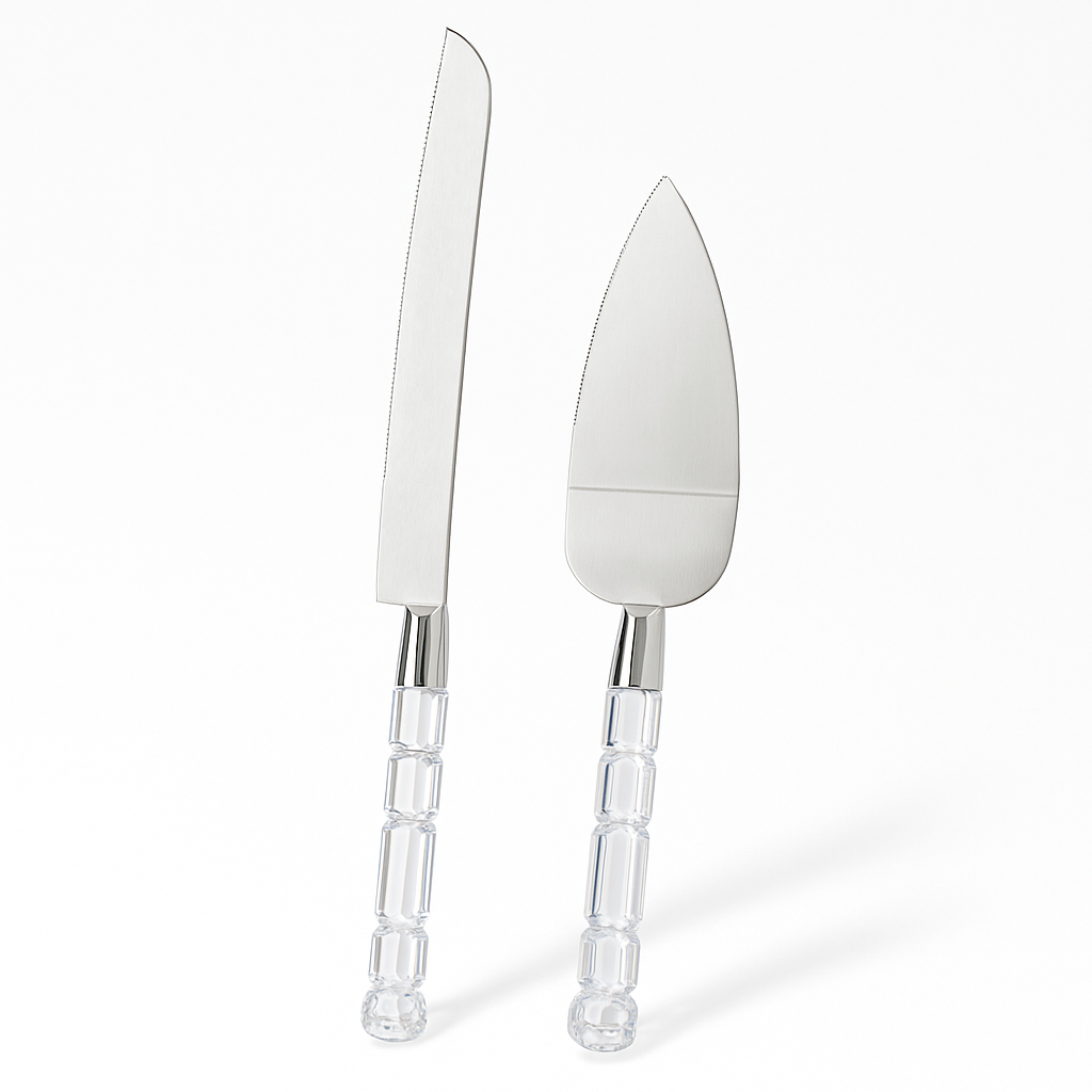 Elegant Wedding Cake Server Set