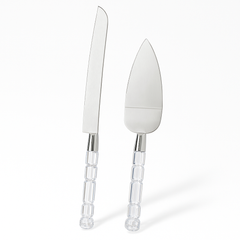 Elegant Wedding Cake Server Set