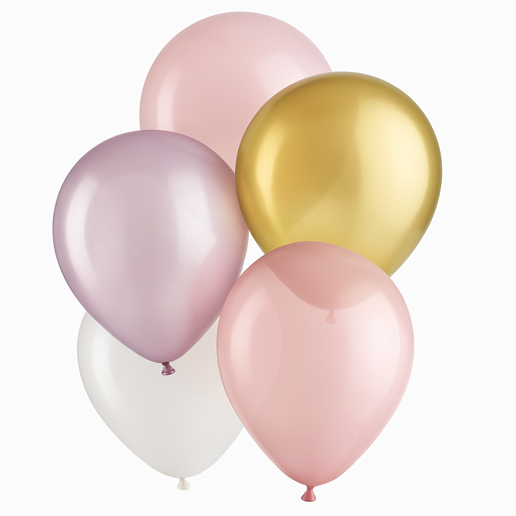 Pastel Pink Latex Balloons, 11-Inch, 15-Pack