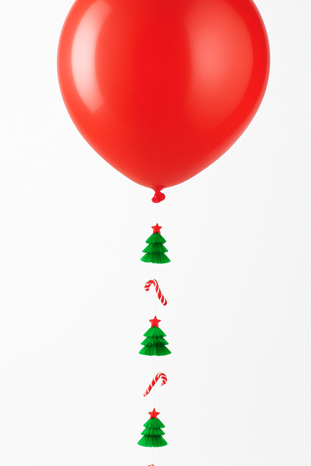 24" Christmas Red Candy Cane Latex Balloon