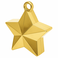 Gold Star-Shaped Balloon Weight ‚Äì Deluxe Party Accessory