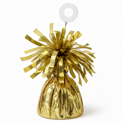 Gold & White Glossy Balloon Weight