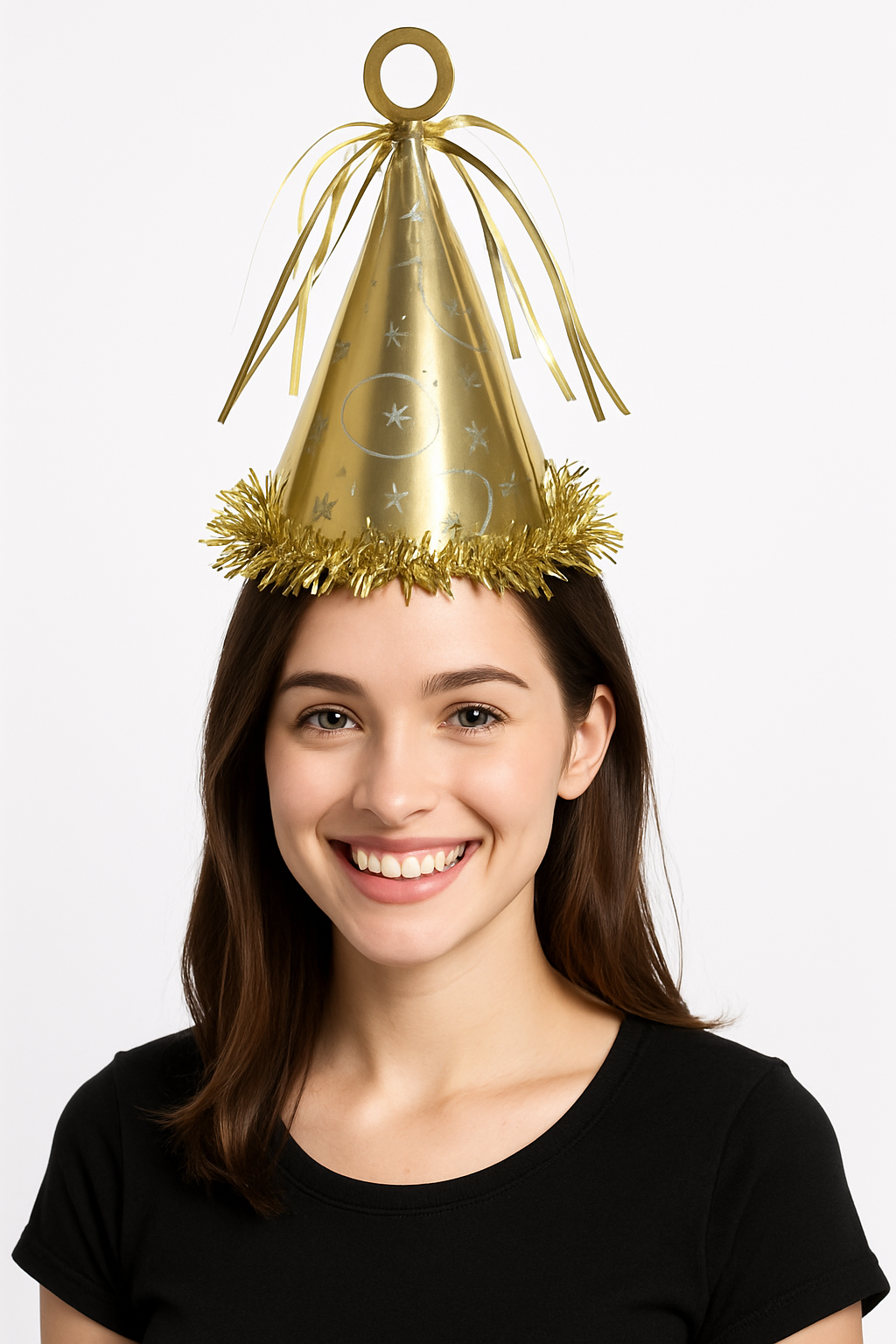 Gold Party Hat Balloon Weight
