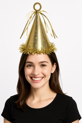 Gold Party Hat Balloon Weight
