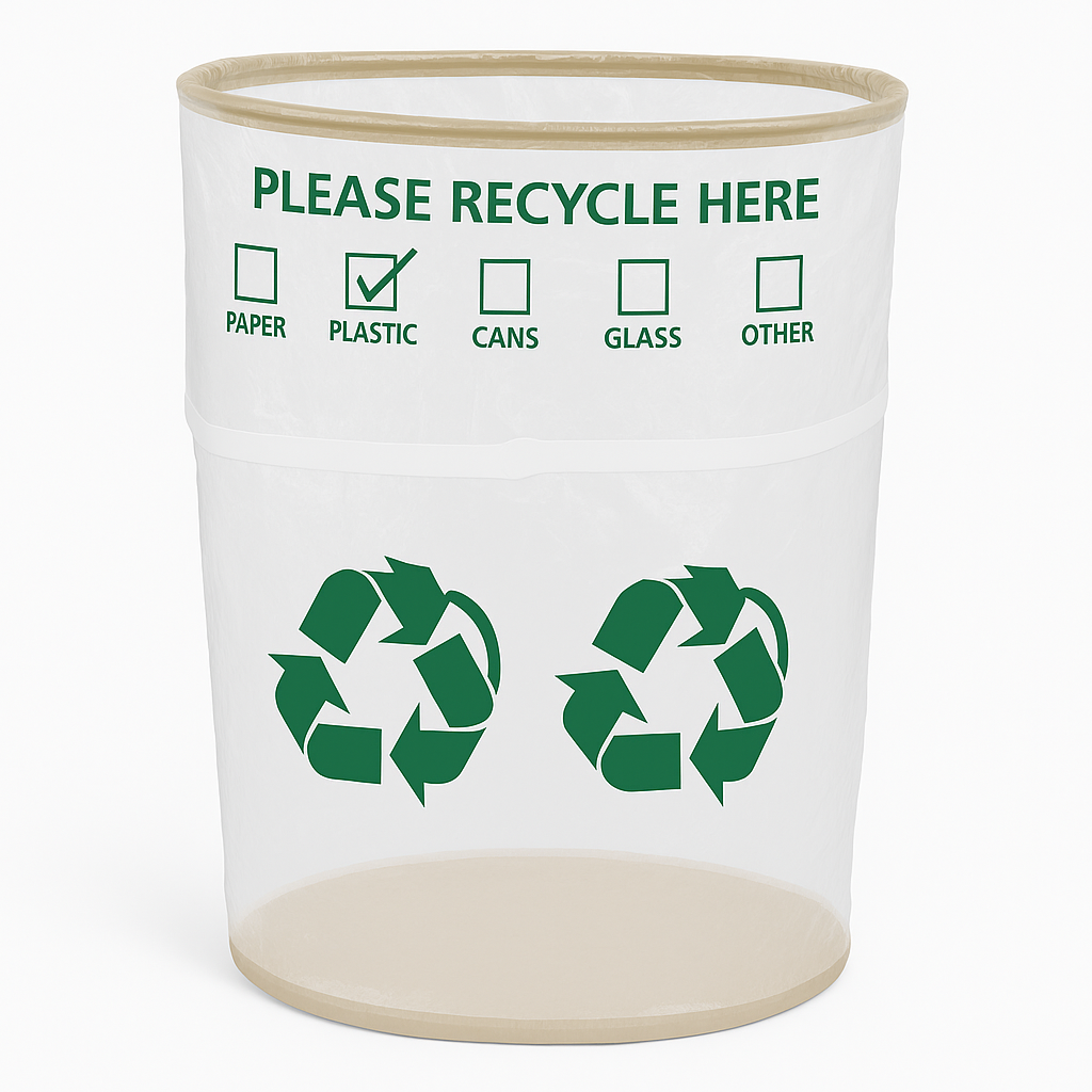Pop-Up Recycling Bin ‚Äì 13 Gallon, Easy Storage and Disposal