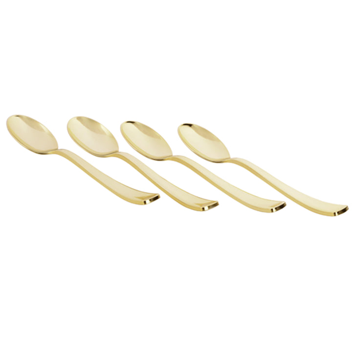 Disposable Gold Sparkle Dinnerware Set