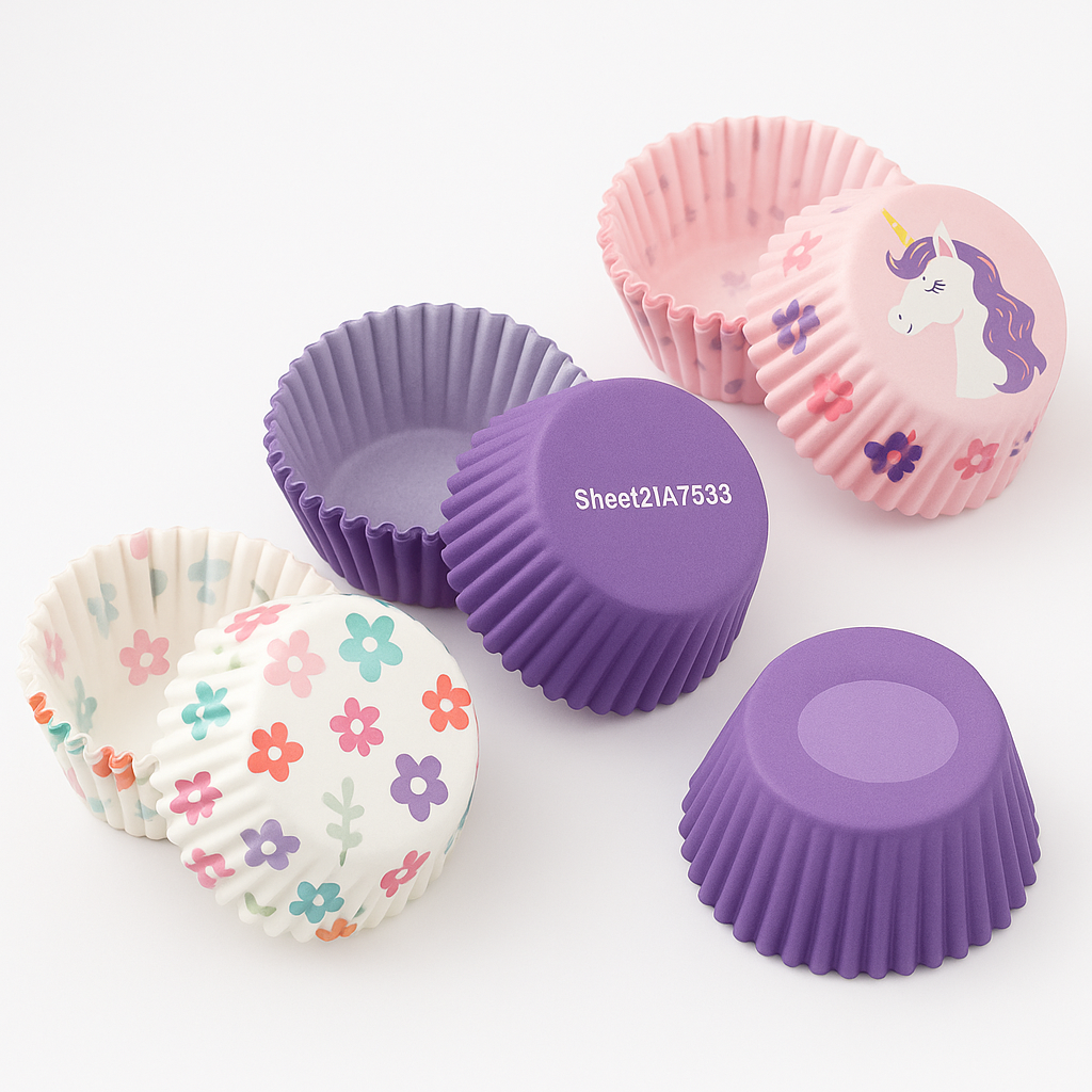 Kiwi Green Solid Baking Cups - 75 Pack