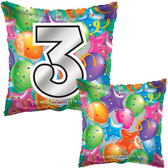 Number 3 Balloon