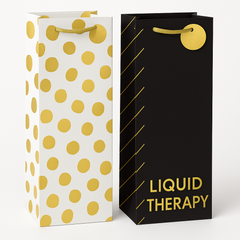 Liquid Therapy Bottle Gift Bags - Set of 2