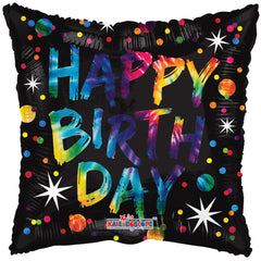 Birthday Colorful Spots Gb Balloon