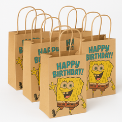 SpongeBob Kraft Gift Bag