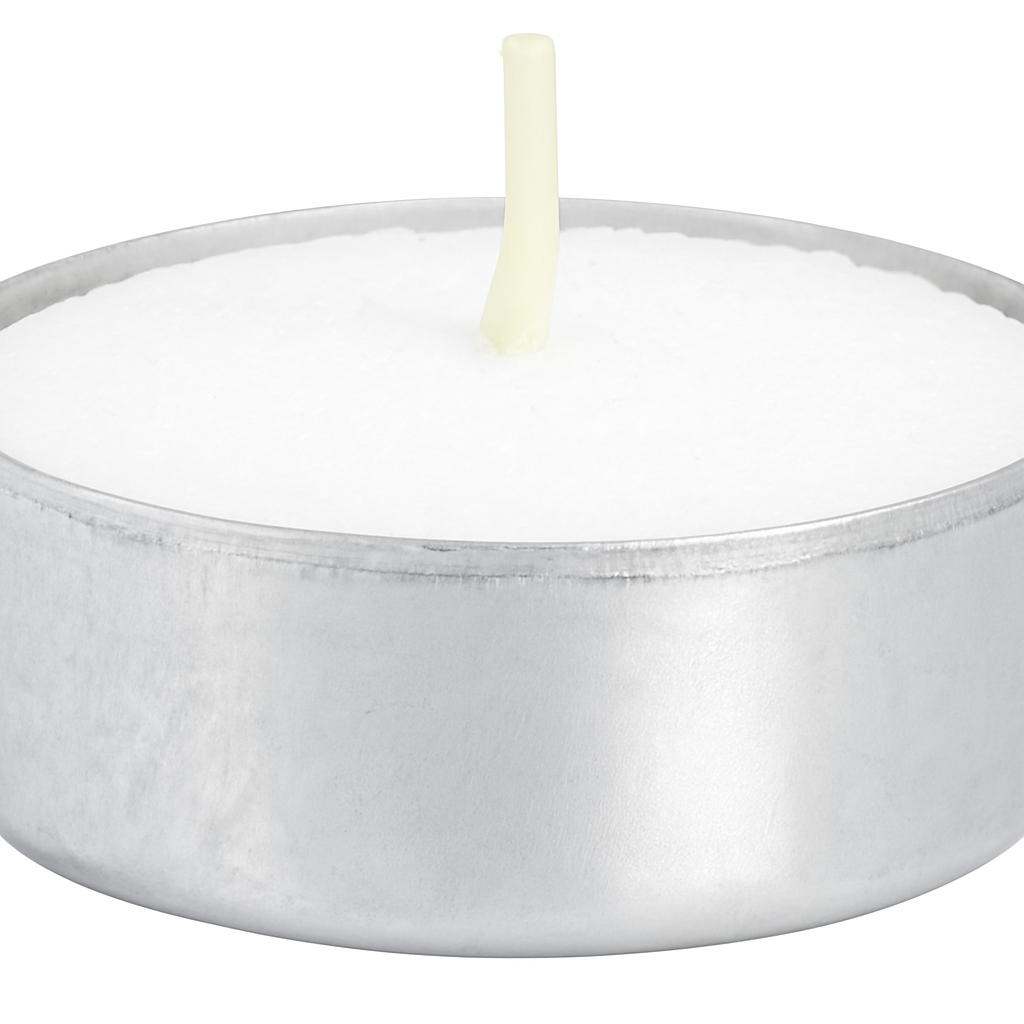 Unscented White Tealight Candles - 50 Pack