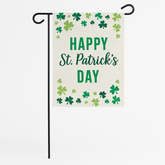 St. Patrick's Day Metal Yard Stake Canvas Sign