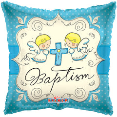 Cute Angels Baptism Boy Balloon