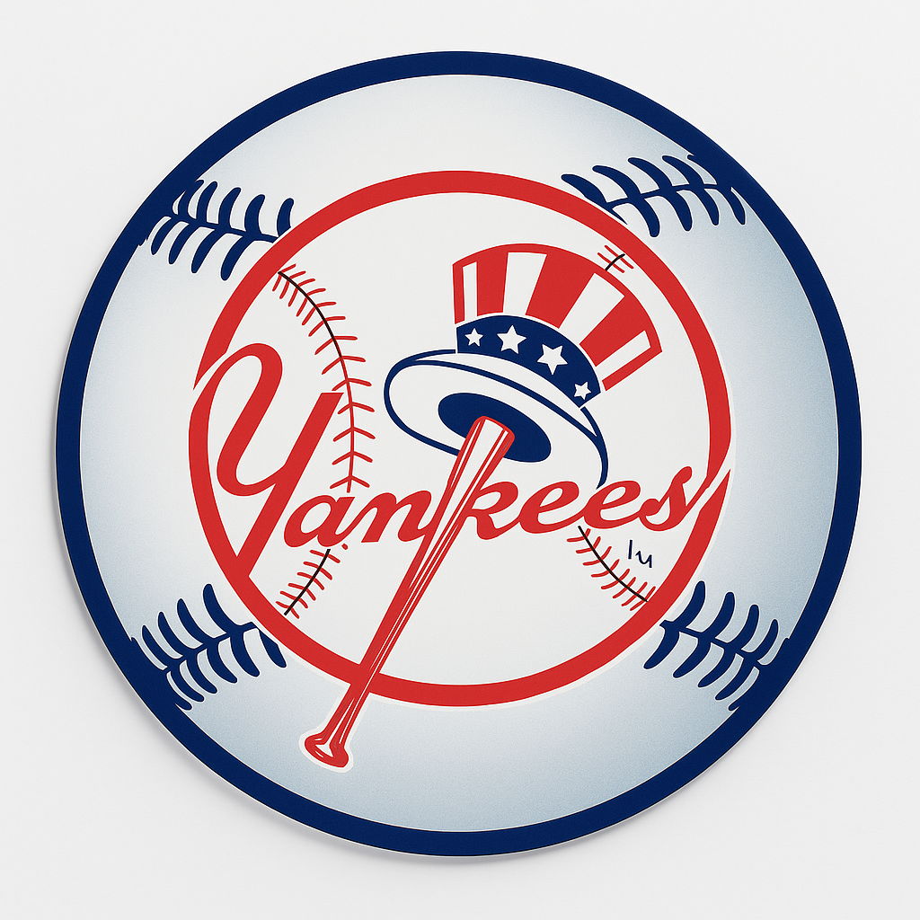 New York Yankees 12" Cutout Decorations - Bulk Pack