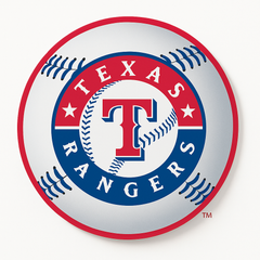 Texas Rangers 12" MLB Logo Cutout Decoration