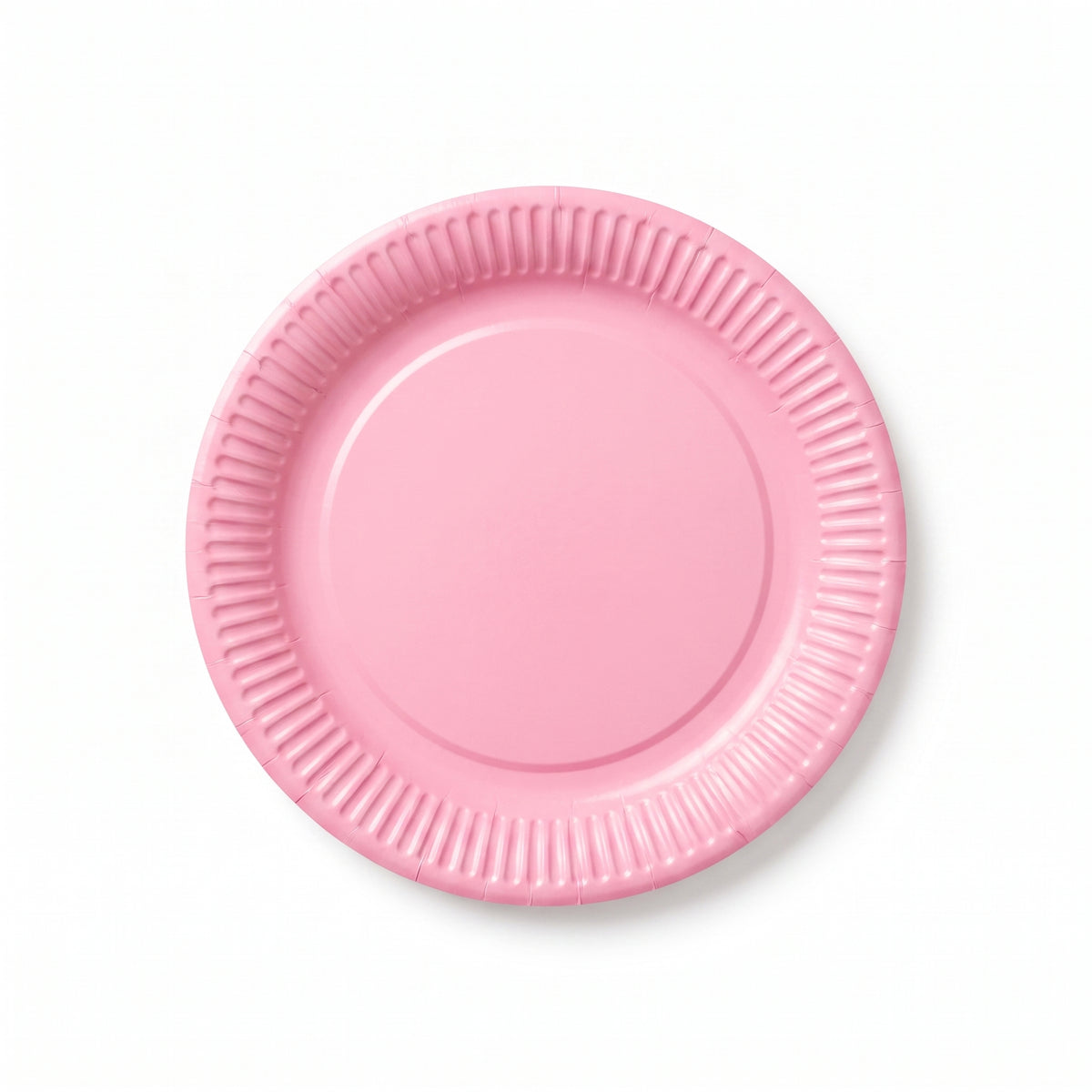 New Pink 8.5" Round Paper Plates