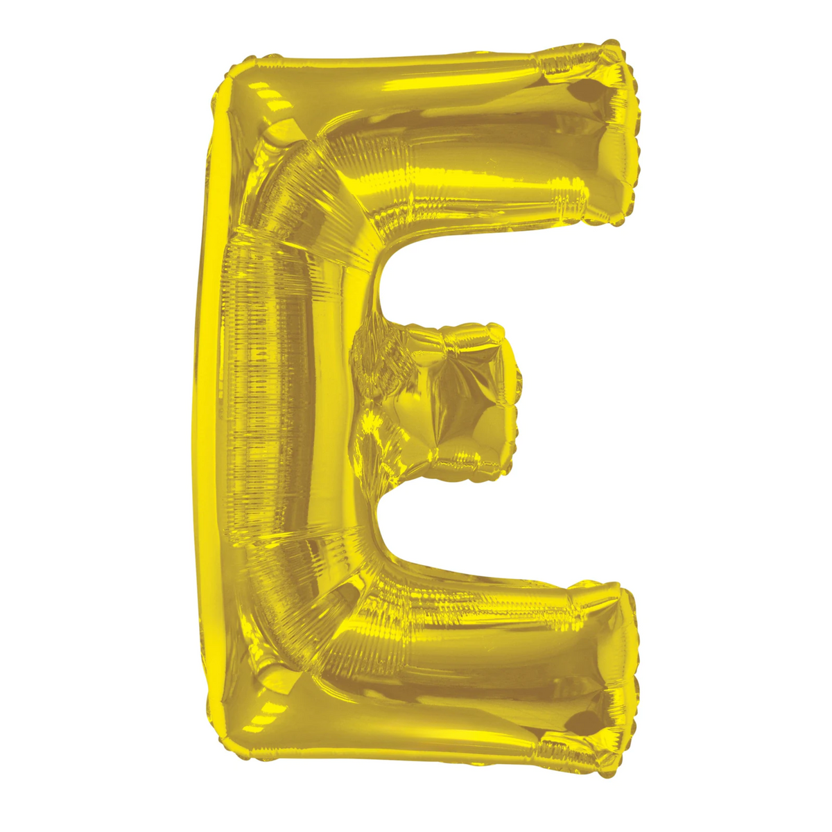 34 In. Gold Letter E Balloon