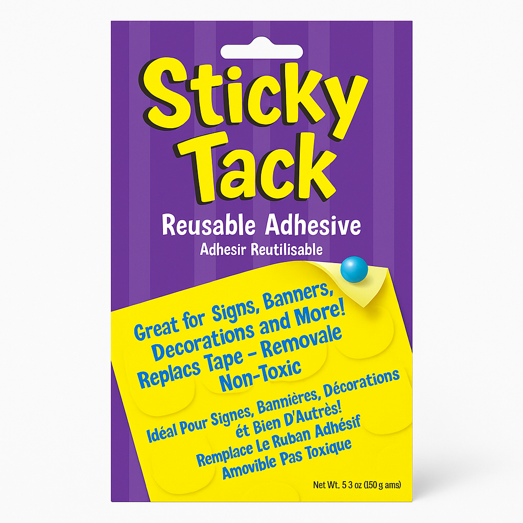 Sticky Tack Reusable Adhesive Value Pack - 5.3 oz, 5-Pack