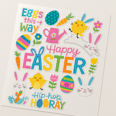 Easter Vinyl Window Decoration