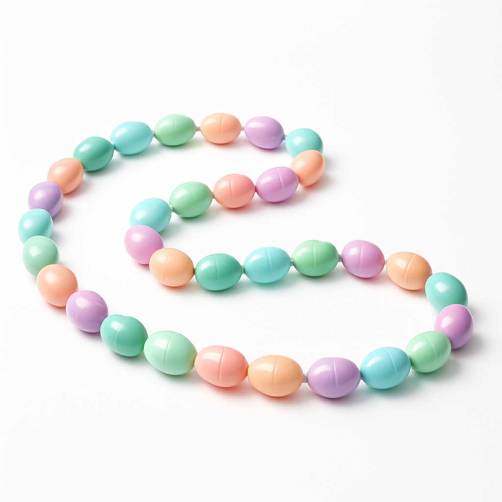 Colorful Metallic Easter Egg Garland