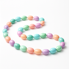 Colorful Metallic Easter Egg Garland