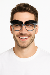 Comedic Bushy Eyebrow Glasses for Costume Fun