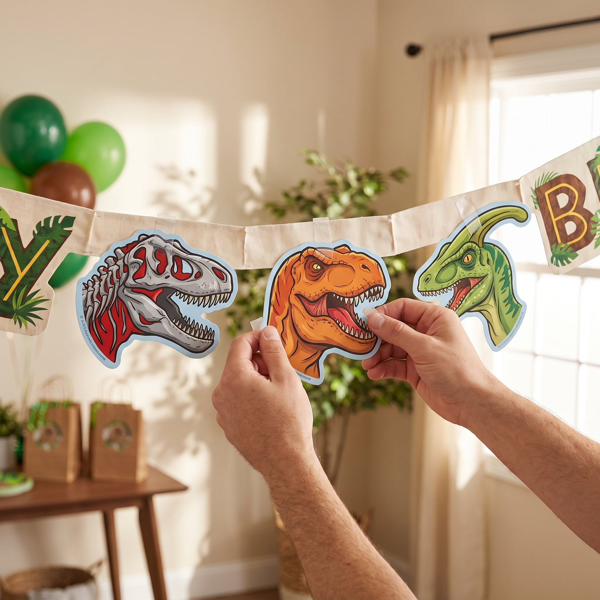 Jurassic World Dinosaur Finger Puppets Party Favors, 12-Pack