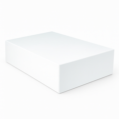 Elegant White Gift Box - 19 x 12 x 5 Inches