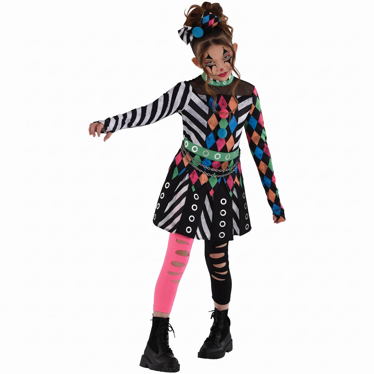 Girls' Carnival Terror Halloween Costume (XL 14-16)
