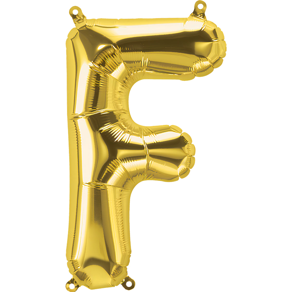 26 In. Gold Letter F Balloon