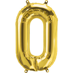 26 In. Gold Letter O Balloon