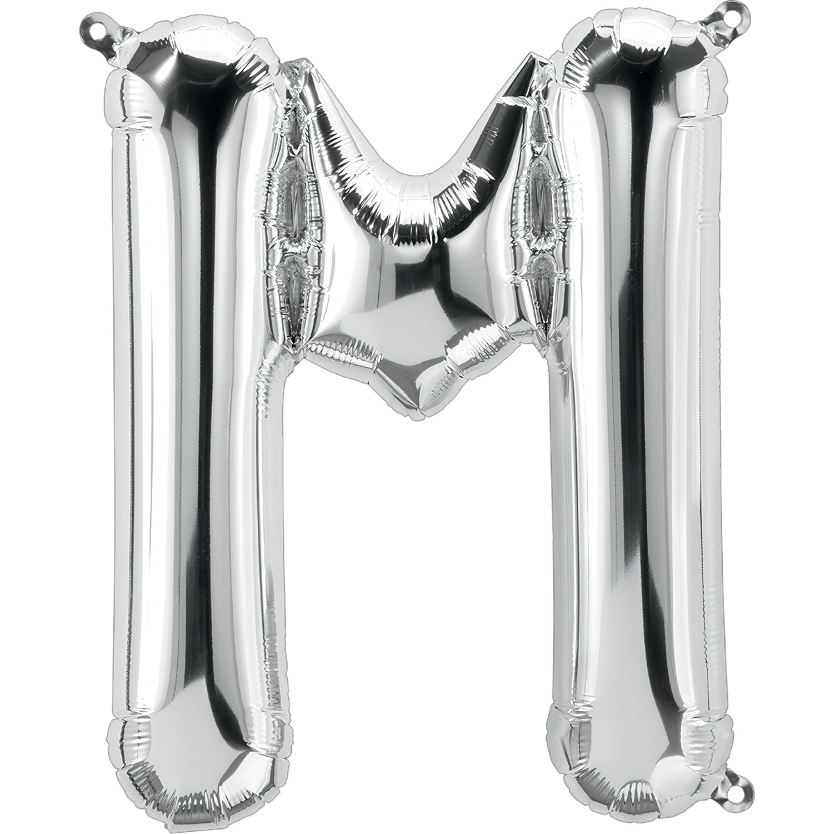 26 In. Silver Letter M Balloon