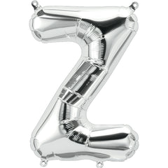 26 In. Silver Letter Z Balloon
