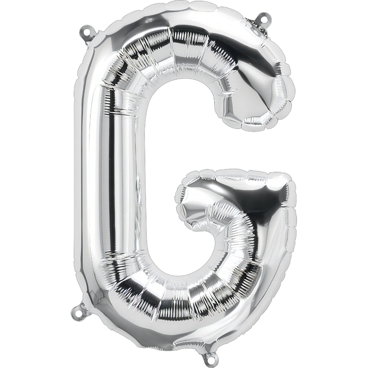 16 In. Silver Letter G Balloon
