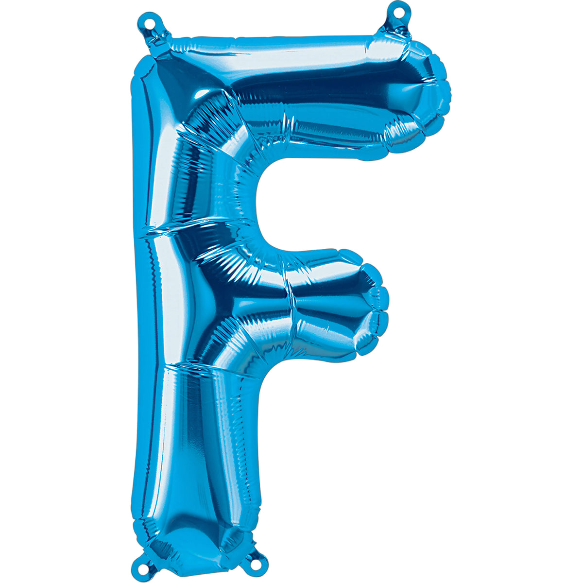 16 In. Blue Alphabet F Balloon