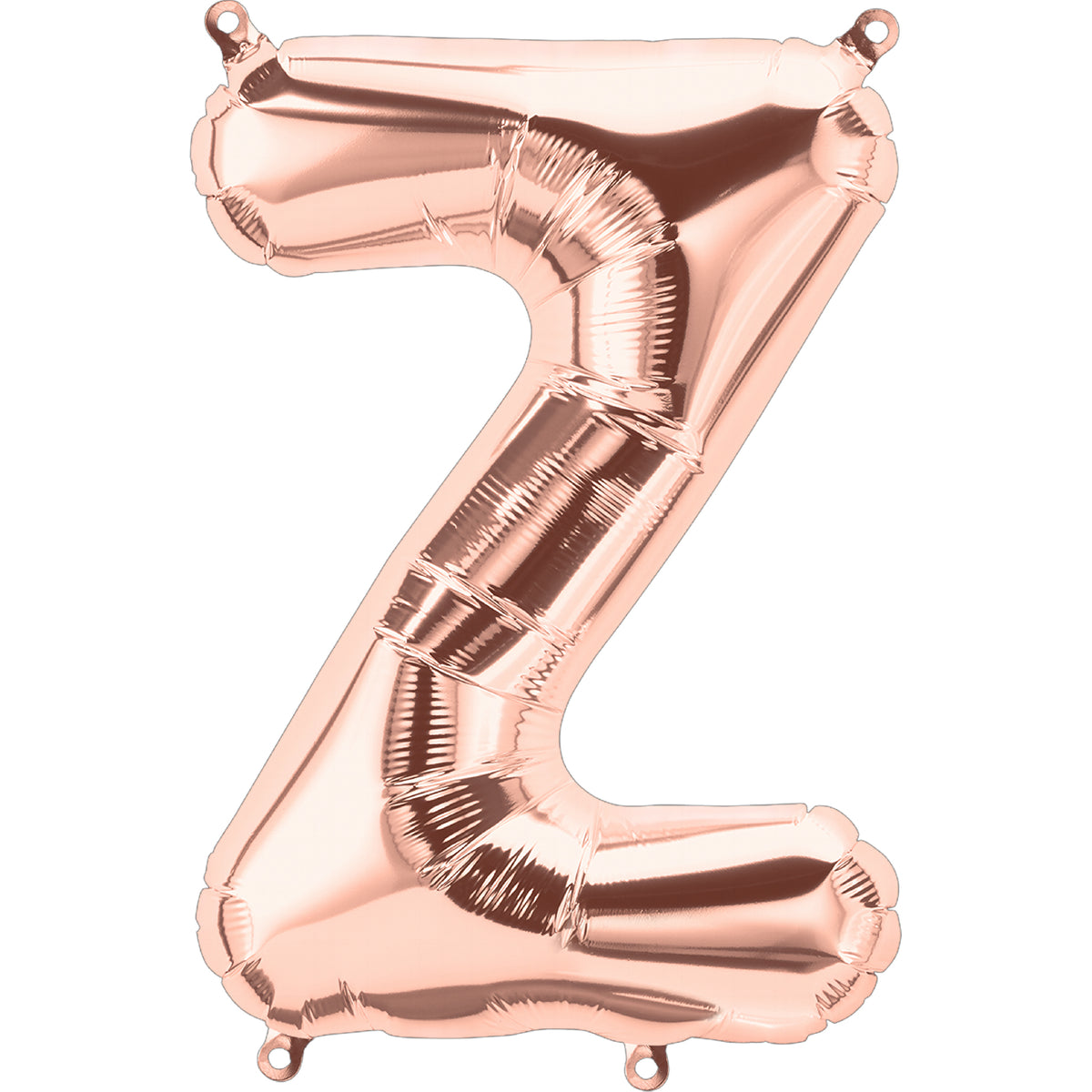 16 In. Rose Gold Alphabet Z Balloon