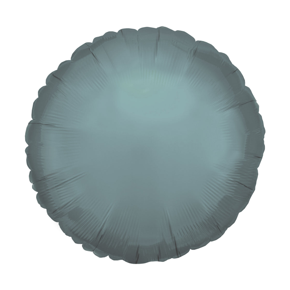 Lake Blue Chrome Round Balloon